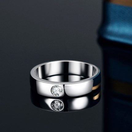 Yanleyu Men's Wedding Ring PT950 Platinum D Color Moissanite Diamond Ring Couple's Engagement Ring Fine Jewelry 3
