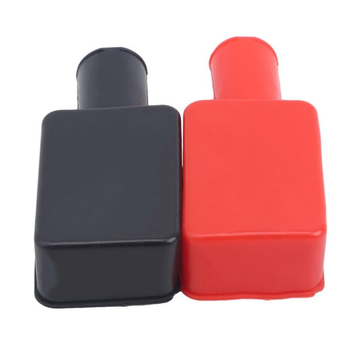2PCS Car Battery Negative Positive Terminal Covers Cap Boat Insulating Protector Replacement Batteries Accessories 2