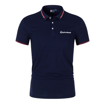 Fashion Summer Golf Sports Business Leisure Short Sleeve New Men's Quick Drying Polo Shirt Polo Comfortable Breathable Shirt 2