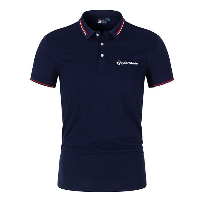 Fashion Summer Golf Sports Business Leisure Short Sleeve New Men's Quick Drying Polo Shirt Polo Comfortable Breathable Shirt 2