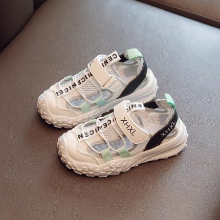 Lightweight Girls' and Boys' Shoes Summer 2023 New Children's Sports Shoes Soft Sole Mesh Breathable and Comfortable  Shoes 2
