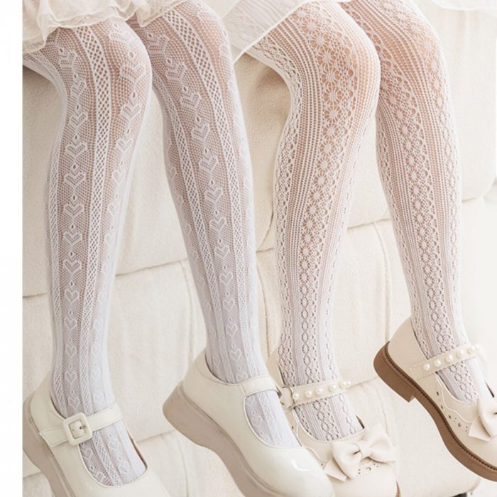 Kids Tights hollow out thin Stockings children pantyhose tights baby Stocking Summer Mesh strumpfhos Tight 2
