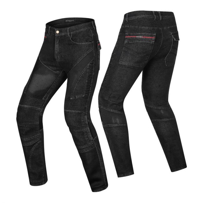 PK719 Upgrade Model Motorcycle Summer Riding Wear Jeans With Breathable Net Knight CE Certification Equipment Anti-fall Pants 1