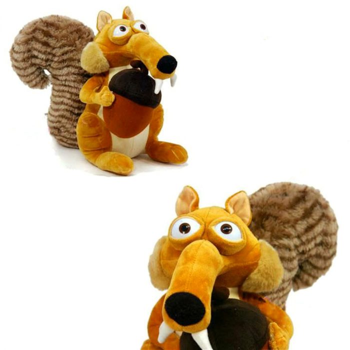 Cute Squirrel Stuffed Doll Soft Plush Animal Toys for Baby Children Gifts Ice Age 3 SCRAT Squirrel 1