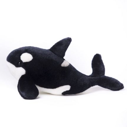 12" Lifelike Extra Soft Orca Plush Toy Killer Whale Stuffed Animal Toys For Kids Ocean Life Toy Birthday Gifts 2