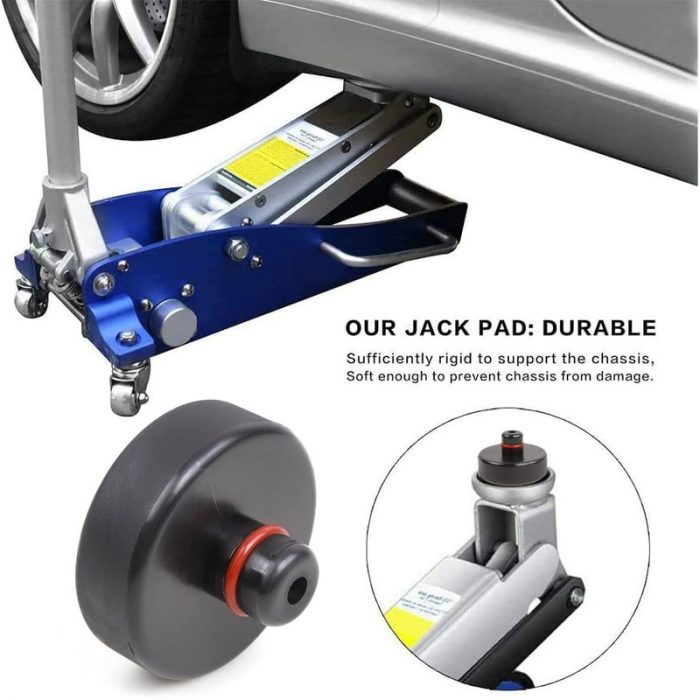 4Pcs Car Rubber Lifting Jack Pad Adapter Tool Chassis W/ Storage Case Suitable For Tesla Model 3 Model S Model X Car Accessories 3