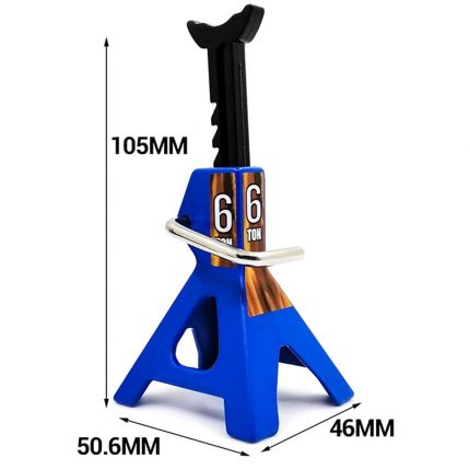 6 Ton Simulation Jack Stands Lift Pair Rack for Remote Toy Car Truck Tire Change 2