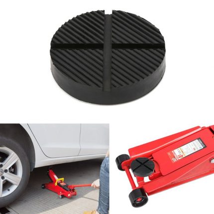 Floor Slotted Car Rubber Jack Pad Frame Protector Guard Adapter Jacking Disk Pad Tool for Pinch Weld Side Lifting Disk 12.5cm 2