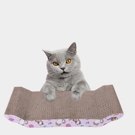Kitten Cat Scratching Board Corrugated Paper Claw Grinder Wear-resistant Anti-scratch Cat Scratcher Toys Pet Cat Accessories 2
