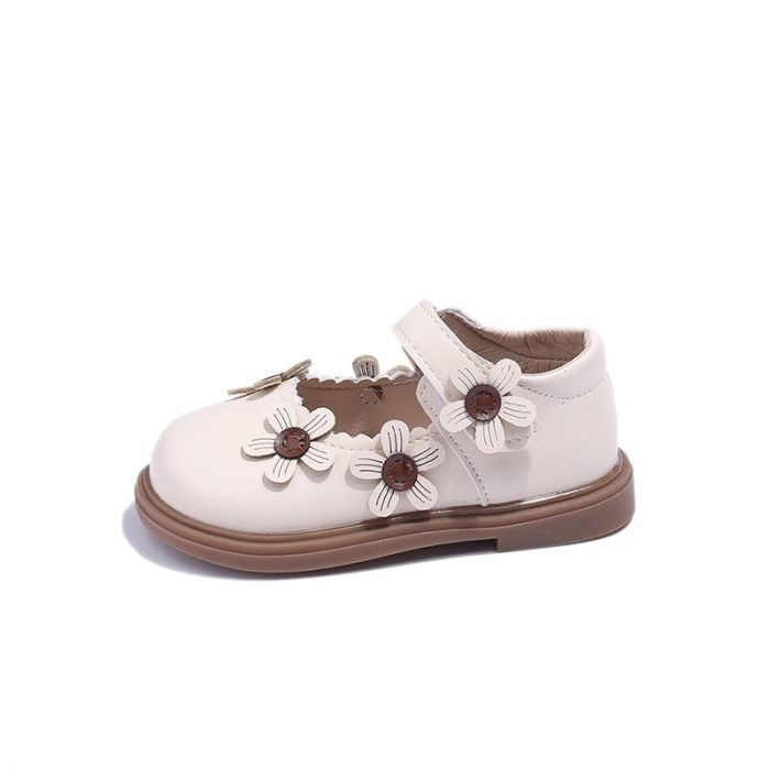 Girls Shoes Flowers Mary Janes Shoes Platform Oxford Shoes Princess Baby Princess Dress Shoes Kids Flats Children Autumn 317R 1