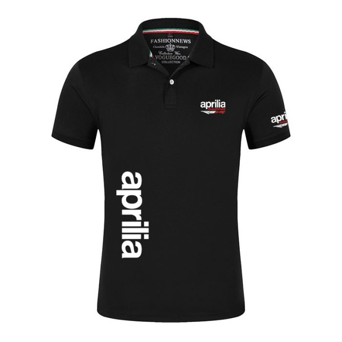 2022 Aprilia Racing RSV4 Men's New Summer Cotton Polo Shirts Casual Solid Harajuku Fashion Leisure Print Popular Comfortable Top 1