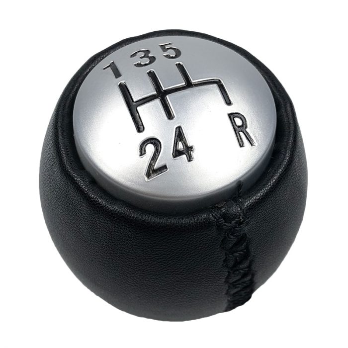 For Alfa Romeo GT 147 166 3.2 V6 PU Leather Car Styling 5/6 Speed Gear Shift Knob Lever Stick Pen Shifter Head 2