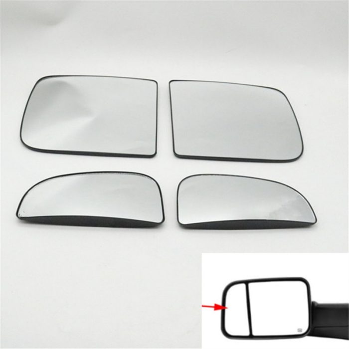 Car Exterior Rearview Mirror Lens Glass With Heated For Dodge RAM 1500 2500 3500 4500 5500 2010-2019 1