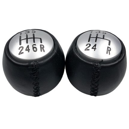For Alfa Romeo GT 147 166 3.2 V6 PU Leather Car Styling 5/6 Speed Gear Shift Knob Lever Stick Pen Shifter Head 1