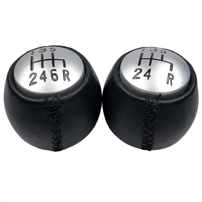 For Alfa Romeo GT 147 166 3.2 V6 PU Leather Car Styling 5/6 Speed Gear Shift Knob Lever Stick Pen Shifter Head 1