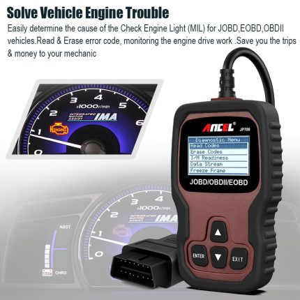 Ancel JP700 OBD2 Car Diagnostics Scanner JOBD EOBD Code Reader OBD 2 Auto Diagnostic Scanner For Honda Toyota Nissan Mitsubishi 2