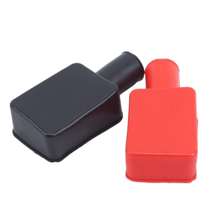 2PCS Car Battery Negative Positive Terminal Covers Cap Boat Insulating Protector Replacement Batteries Accessories 3