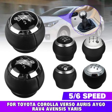 5 Speed 6 Speed Car Gear Shift Knob Lever Shifter Stick Handball For Toyota Corolla RAV4 Avensis Yaris Verso Auris Aygo 1