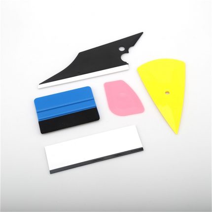 1Set Carbon Fiber Car Tools Vinyl Wrap Film Sticker Wrapping Auto Window Tint Foil Magnetic Stick Squeegee Razor Scraper 2