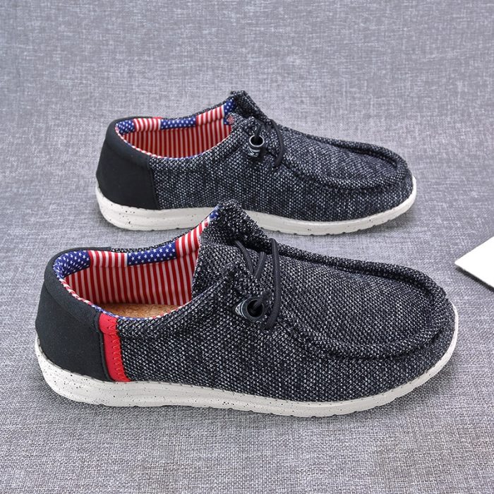 Men Loafers Shoes Lightweight Walking Sneakers Canvas Breathable Casual Shoes Slip-On Driving Shoes Zapatos Casuales Big Size 48 2