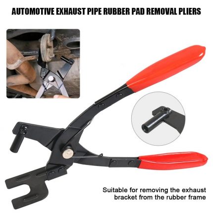 Universal Car Exhaust Hanger Removal Plier Car Exhaust Rubber Pad Plier Puller Tool Exhaust Pipe Rubber Gasket Removal Pliers 2