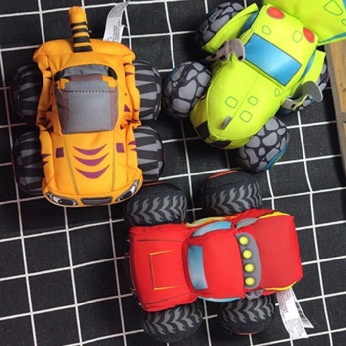 Cartoon Blaze And Monster Machines The Blaze Monster The Suvs The Plush Toy Cute Cars Soft Stuffed Doll Kids Gift 16cm 2