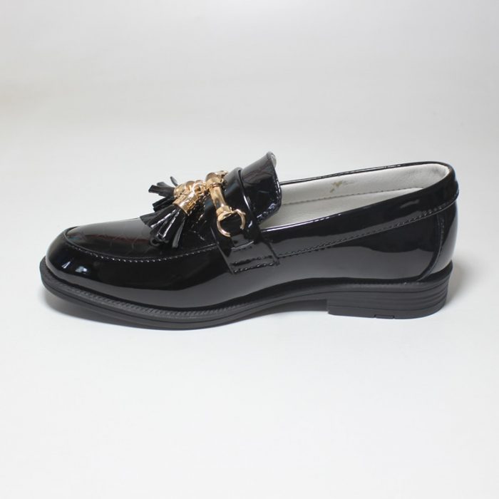 New Boys Shoes Round Toe Tasseled Casual Slip On Loafers Kids Smart Spanish Page Boy Wedding Dress Formal Soft Rubber Sole Flats 4