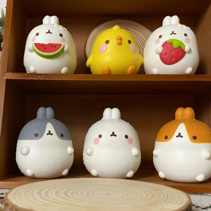 Jumbo Squishy Kawaii Animal Cute Chick Rabbit Strawberry Mochi Squishies Slow Rising Stress Relief Squeeze Fidget Toys For Kid 1