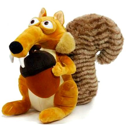 Cute Squirrel Stuffed Doll Soft Plush Animal Toys for Baby Children Gifts Ice Age 3 SCRAT Squirrel 2