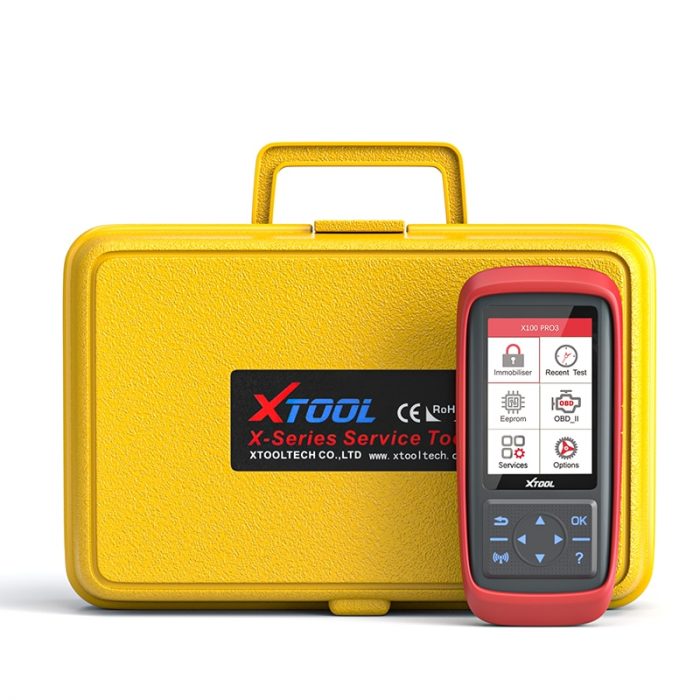 Xtool X100 Pro2 OBD2 Car Diagnostic Tool IMMO Code Reader Scanner Key ECU Programmer Correction with EEPROM Adapter Free Update 1