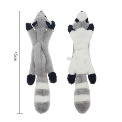 Funny Plush Dog Squeaky Toys Cute Animal Fox Lion Rabbit Shape Small Large Dogs Interactive Chew Toy Pet Accessories 2