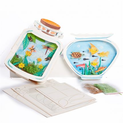 Children DIY The World In The Bottle Handmade Craft Toys Handmade Materials Package Drawing Educational Toys Kids Gift DIY Toys 2