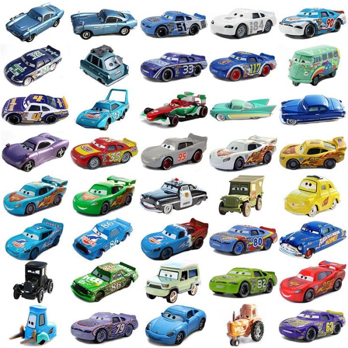 1:55 Disney Pixar Cars Finn McMissile Litchi Miles Axeirod Flo Sheriff Sarge Guido luigi alloy toy car model children's toys 1