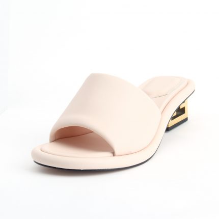 Summer New Mid-heel Fashion Sandals 2023 Wedding Party Luxury Designer Women's Fashion Slippers Comfortable Casual Muller Shoes 1