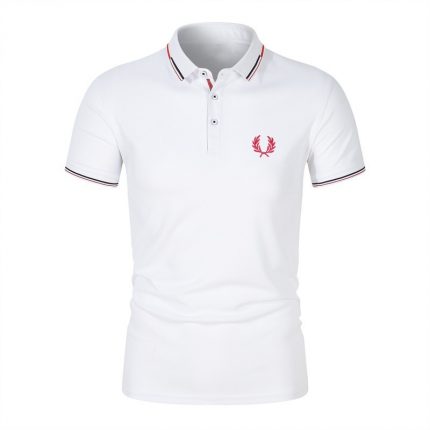 High Quality Men Clothing Business Polo Shirts Men 2023 Summer T-Shirt Streetwear Korea Trend Embroidery Brand Lapel Polo Shirt 2