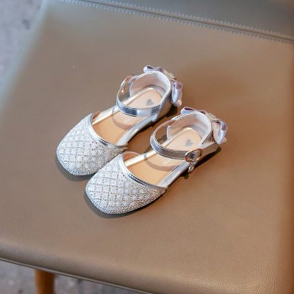 Summer Newborn Baby Girls Sandals Children Sandals Toddler Infant Kids Soft Bottom Bow Rhinestone Princess Shoes 2