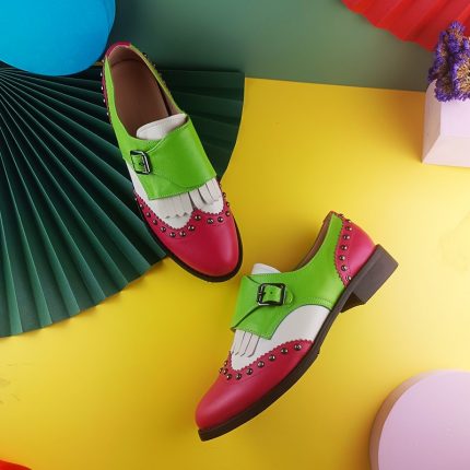 Women's Leather Summer Platform Sneakers Flat Casual Oxford Shoes Loafers Moccasins Spring Vintage for Woman 2022 Trend New 2