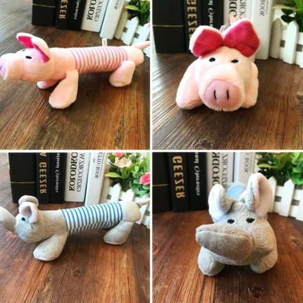 Pet Dog Toy Squeak Plush Toy For Dogs Supplies Fit for All Puppy Pet Sound Toy Funny Durable Chew Molar  Cute Toy Pets Supplies 2