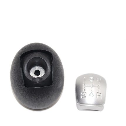 Silver & Leather Car Shift Gear Knob Lever Gaitor Boot Cover For IVECO DAILY IV DAILY V DAILY VI 2006 - 2017 Gear Handle Shifter 2