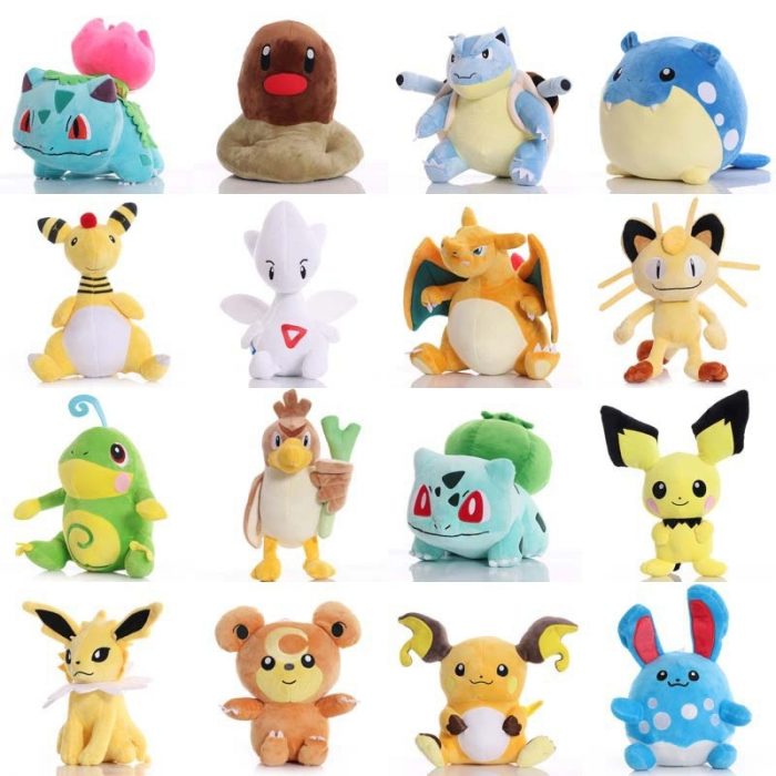 Wholesale Charmander Plush Toy Squirtle Bulbasaur Eevee Mewtwo Jigglypuff Snorlax Stuffed Doll Christmas Gift For Kids 1