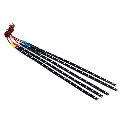 2 PCS LED strip SMD3528 Waterproof Flexible 30CM Red Green Blue White Warm white Super bright car Styling decor stickers lamp 1