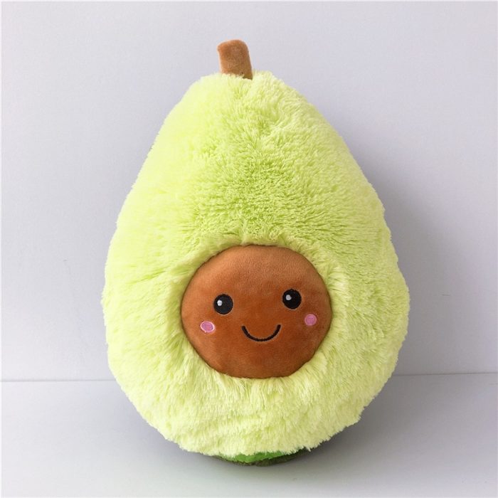 20CM Cartoon Cute Fruit Avocado Stuffed Plush Doll Toy Avocado Cushion Pillow Kids Gift 1