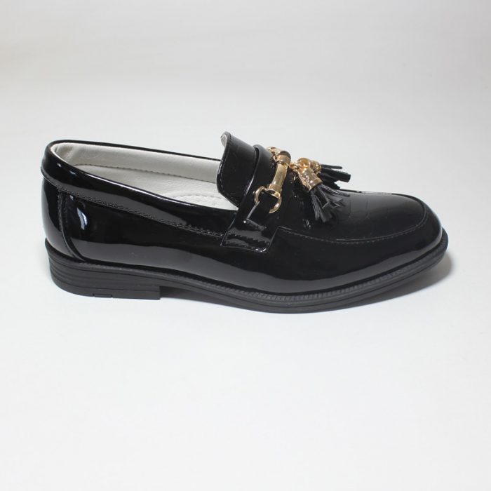 New Boys Shoes Round Toe Tasseled Casual Slip On Loafers Kids Smart Spanish Page Boy Wedding Dress Formal Soft Rubber Sole Flats 2