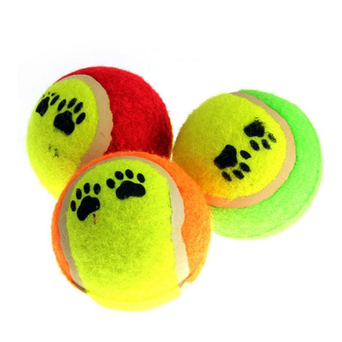 Tennis Dog Balls Dog Toys Run Fetch Throw Play Pet Puppy Toys For Dog's Training Pet Supplies 1pc 1