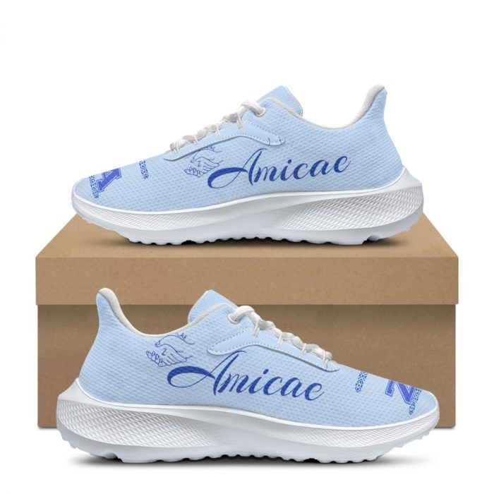 Zeta Amicae Print Casual Flat Shoes for Women Friends of Zeta Outdoor Sports Running Shoes Summer Comfort Breathable Sneakers 1