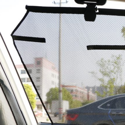 1Pcs Car Side Window Sunshades Retractable Window Mesh Curtain For Auto Truck Sun Shield Vehicle Summer Protection Heat UV Glare 2