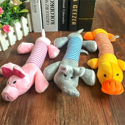 Pet Dog Toy Squeak Plush Toy For Dogs Supplies Fit for All Puppy Pet Sound Toy Funny Durable Chew Molar  Cute Toy Pets Supplies 1