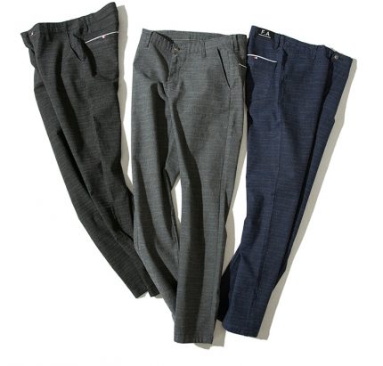 Brand summer Pants Men Classic Casual Elastic Long Trousers Male black Cotton stripes straight thin Work Pant men's size 36 38 2