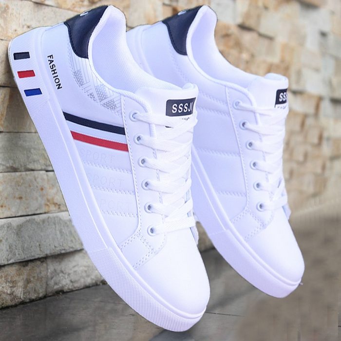 White Vulcanized Sneakers Boys Cheap Flat Comfortable Shoes Men Autumn Spring 2022 Sneakers Sapatenis Masculino chaussures 1