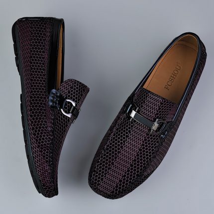 Man Casual Shoes Slip on Male Outdoor Walking Shoes Luxury Brand Driving Shoes New Fashion Men Genuine Leather Flats Comfortable 2
